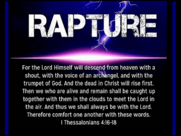 There Are Three Parts To The&nbsp;Rapture